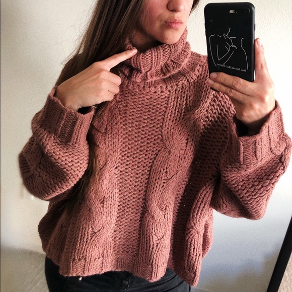 Last 1️⃣ SWEATER | TURTLENECK KNIT CABLE SWEATER - Picture 6 of 7